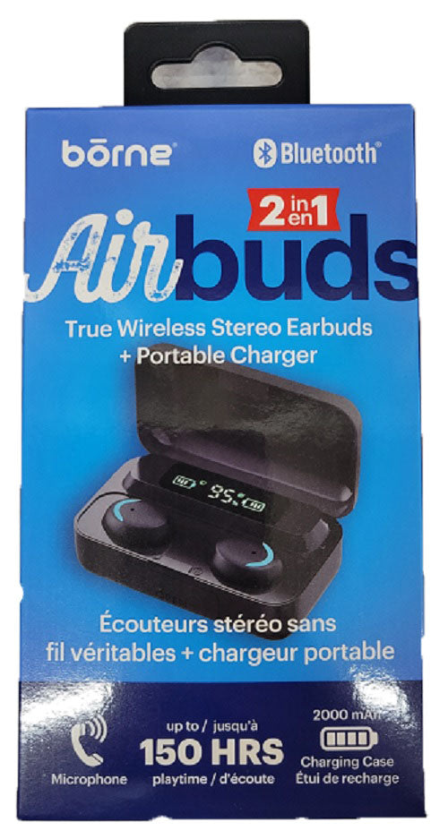 Borne Écouteurs Stéréo True Wireless en