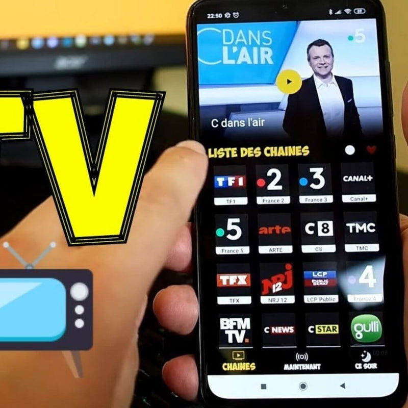 configuration smartphone pour l'IPTV 