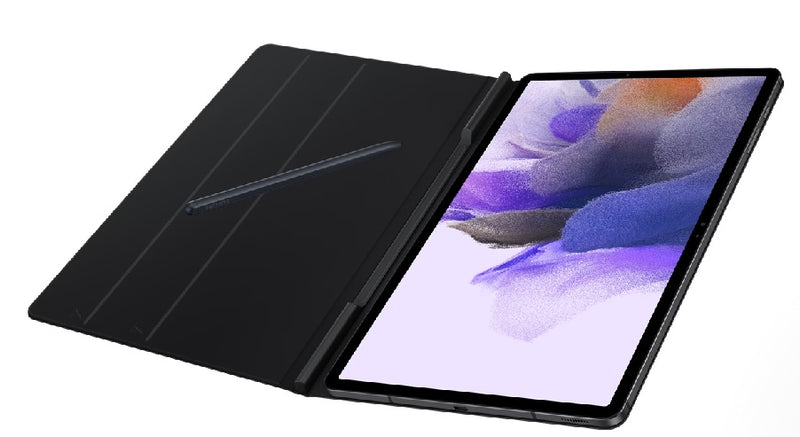 SAMSUNG Étui de protection fin pour Galaxy Tab S8+ et Tab S7+ - Protection d'écran de tablette - Léger - Station de travail mobile - (Boite ouverte)