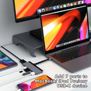 Hyper Hub USB C, adaptateur double hub Mac Type-C pour MacBook Pro Air 13", 15", 16", iPad Pro, appareils USB-C, 45,2 cm² : USBC PD 100 W 40 Gbit/s, HDMI 4K, lecteur de cartes microSD/SD, 2 x USB 3.1