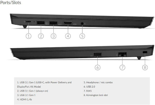 Lenovo ThinkPad E15 High-performance business laptop: Intel 10th Gen i7-10510U Quad-Core, 16GB RAM, 500GB SSD, 15.6" FHD 1920 x 1080 IPS display 