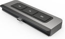Hyper Hub USB C avec boutons de raccourci pour lecteur multimédia iPad, comprend HDMI 4K60Hz, USB-C 5 Gbit/s, USB-A 5 Gbit/s, lecteur de carte microSD/SD, prise casque 3,5 mm, divertissement sans fin