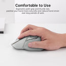 Rapoo MT760 Wireless Bluetooth Mouse – Bluetooth 5.0/2.4GHz Multi-Mode Connection Multi-Device Computer Mouse, M+ Cross Computing Technology, 11 Programmable Buttons, Battery Life 