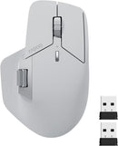 Rapoo MT760 Wireless Bluetooth Mouse – Bluetooth 5.0/2.4GHz Multi-Mode Connection Multi-Device Computer Mouse, M+ Cross Computing Technology, 11 Programmable Buttons, Battery Life 