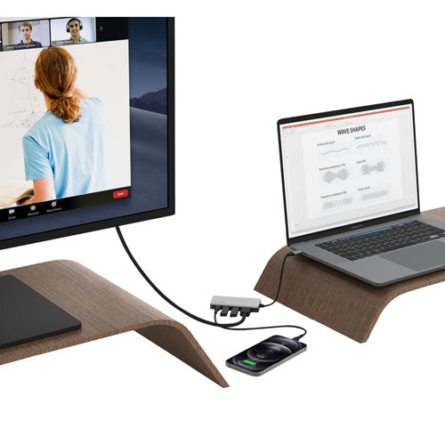 Concentrateur USB-C 4-en-1 CONNECT de Belkin avec Power Delivery (AVC006BTSGY)