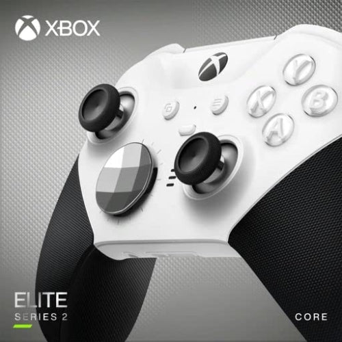 Boîte ouverte Xbox Elite - manette sans fil de série 2 Core pour Xbox Series X|S, Xbox One et appareils Windows - Blanc