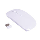 Souris Sans Fil Ultra Mince mince 2.4 GHz-Blanc