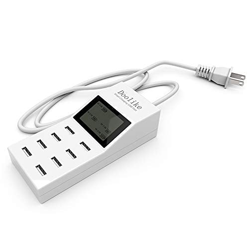 Doolike Station de charge USB-8 ports de charge avec cordon d'alimentation