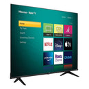 HISENSE LED TV 43" 4K UHD HDR ROKU SMART (No shipping on TVs purchased in store ONLY) OPEN BOX