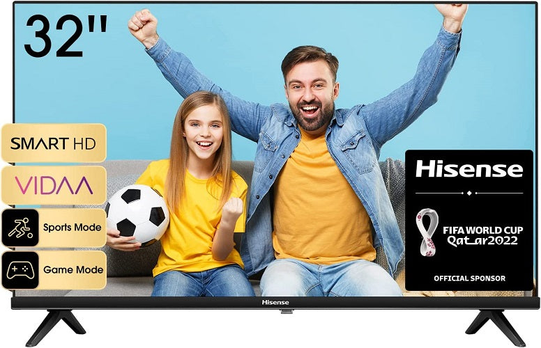 HISENSE  LED  SMART Télévision 32po ( Pas de livraison sur les téléviseurs  achat au magasin SEULEMENT) BOITE OUVERTE