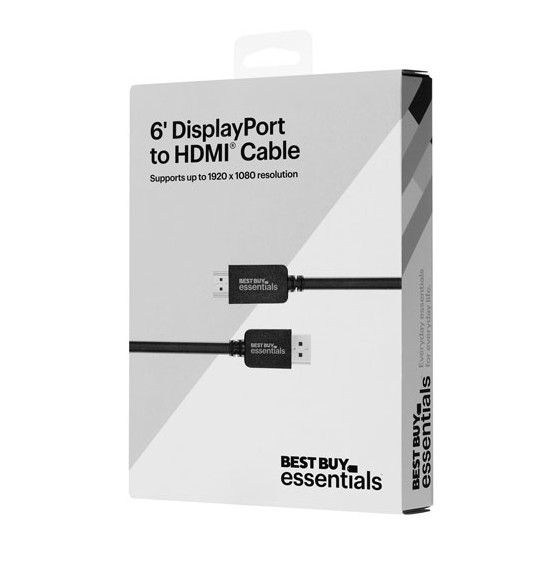 Câble DisplayPort à HDMI de 1,8 m (6 pi)