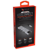 Concentrateur 6-en-1 USB-C à HDMI/USB-C/USB-A/LAN de Helix (ETHHUB7) -boite ouvert