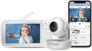 Hubble Connected Nursery Pal Connect - 5" Smart HD Wireless Baby Monitor, Portable Security Camera for Kids Room - 15-Hour Battery, 2-Way Intercom System - 1000 feet Range, Night Vision, Flip Stand