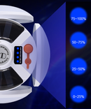 Lampe de tente de camping solaire portable avec crochet de suspension