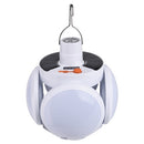 Lampe de tente de camping solaire portable avec crochet de suspension